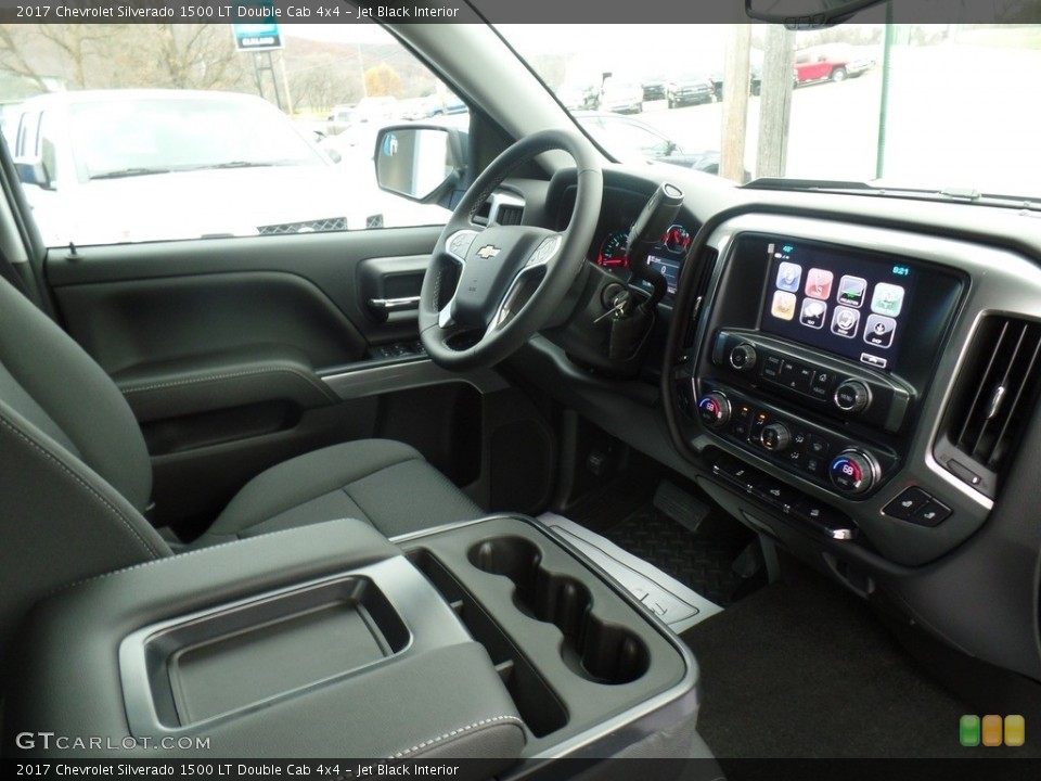 Jet Black Interior Dashboard for the 2017 Chevrolet Silverado 1500 LT Double Cab 4x4 #116960200