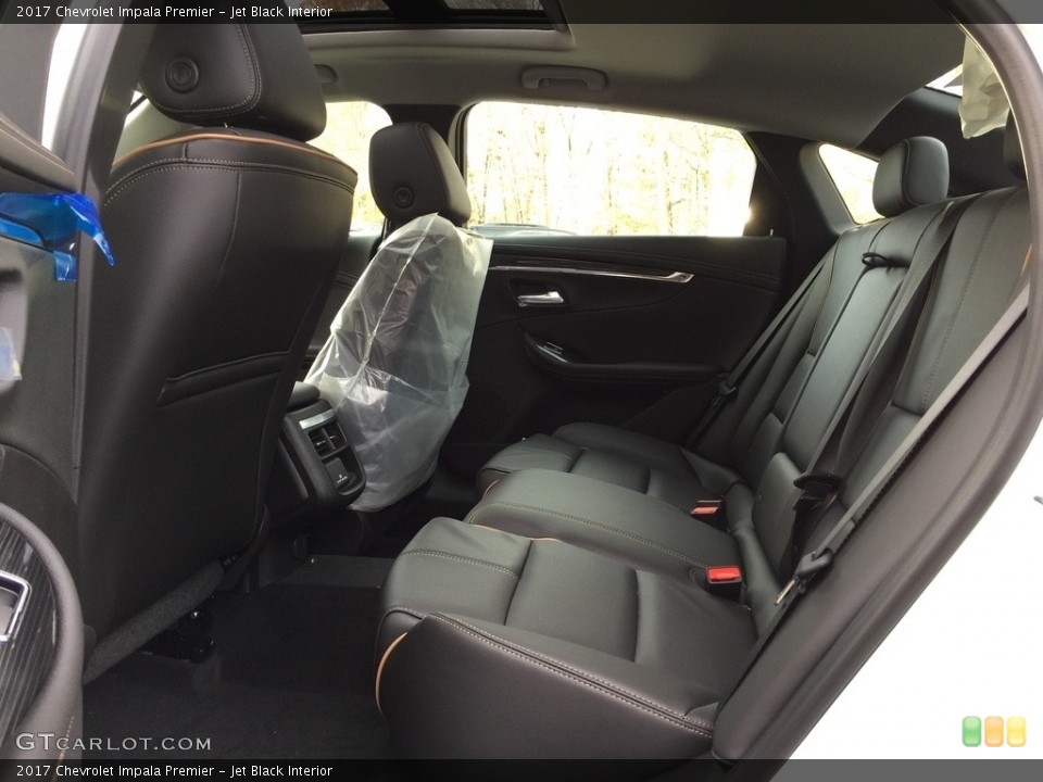 Jet Black Interior Rear Seat for the 2017 Chevrolet Impala Premier #116961487
