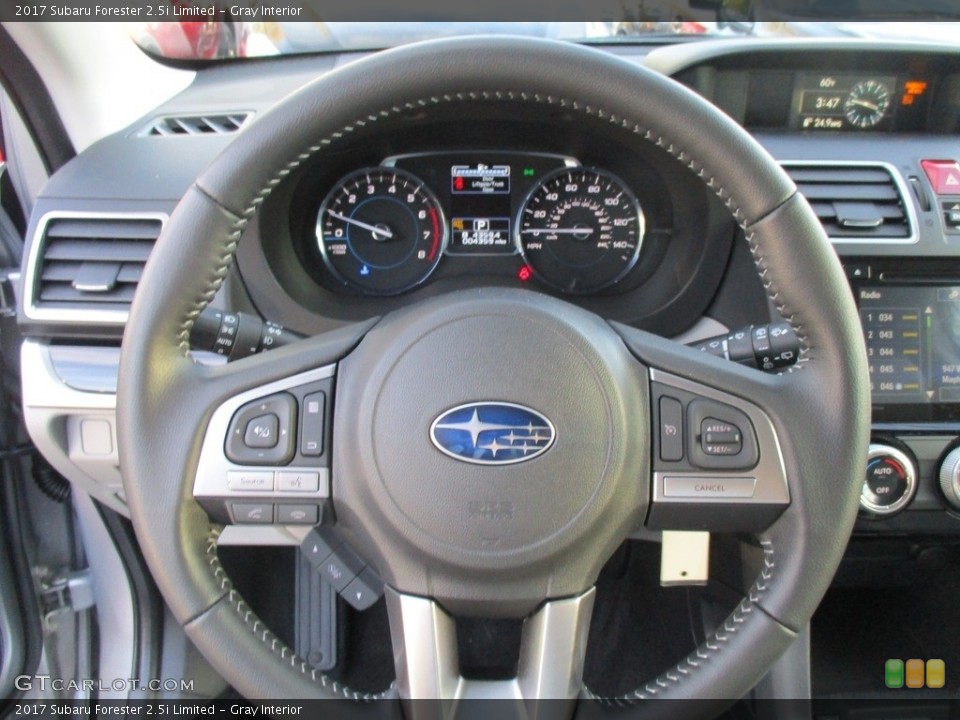 Gray Interior Steering Wheel for the 2017 Subaru Forester 2.5i Limited #116961625