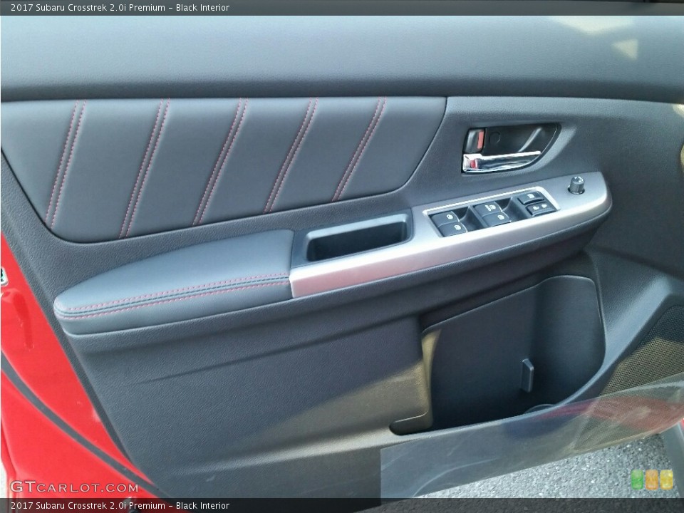 Black Interior Door Panel for the 2017 Subaru Crosstrek 2.0i Premium #116963173