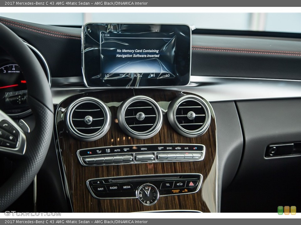AMG Black/DINAMICA Interior Controls for the 2017 Mercedes-Benz C 43 AMG 4Matic Sedan #116965030
