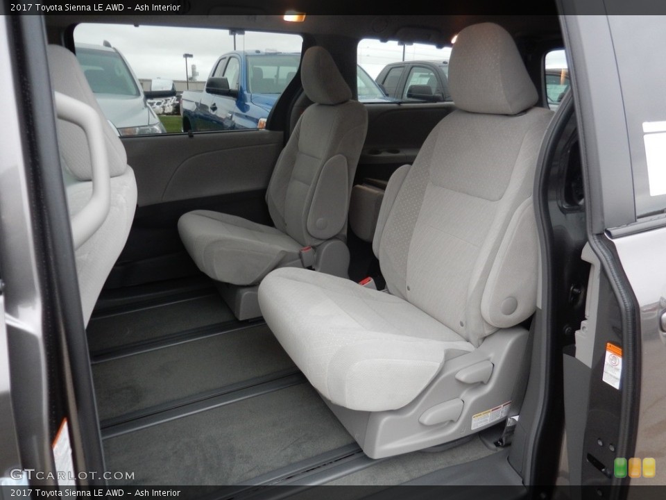 Ash Interior Rear Seat for the 2017 Toyota Sienna LE AWD #116965579