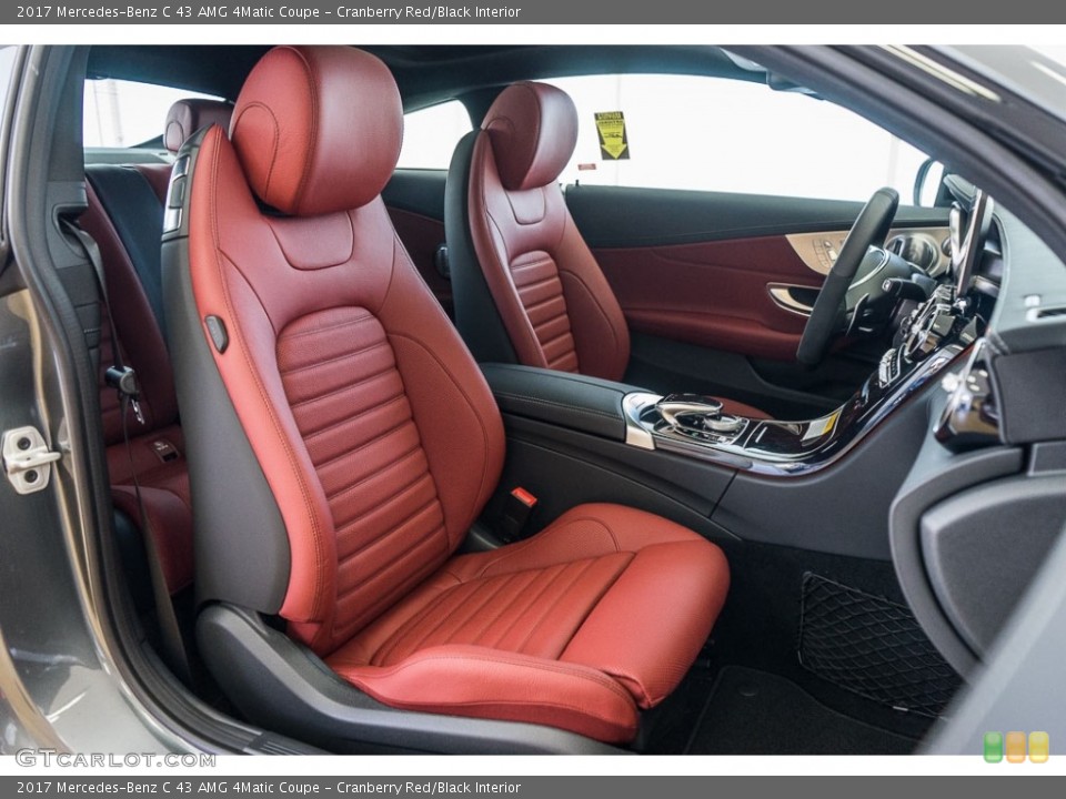 Cranberry Red/Black Interior Photo for the 2017 Mercedes-Benz C 43 AMG 4Matic Coupe #116966947