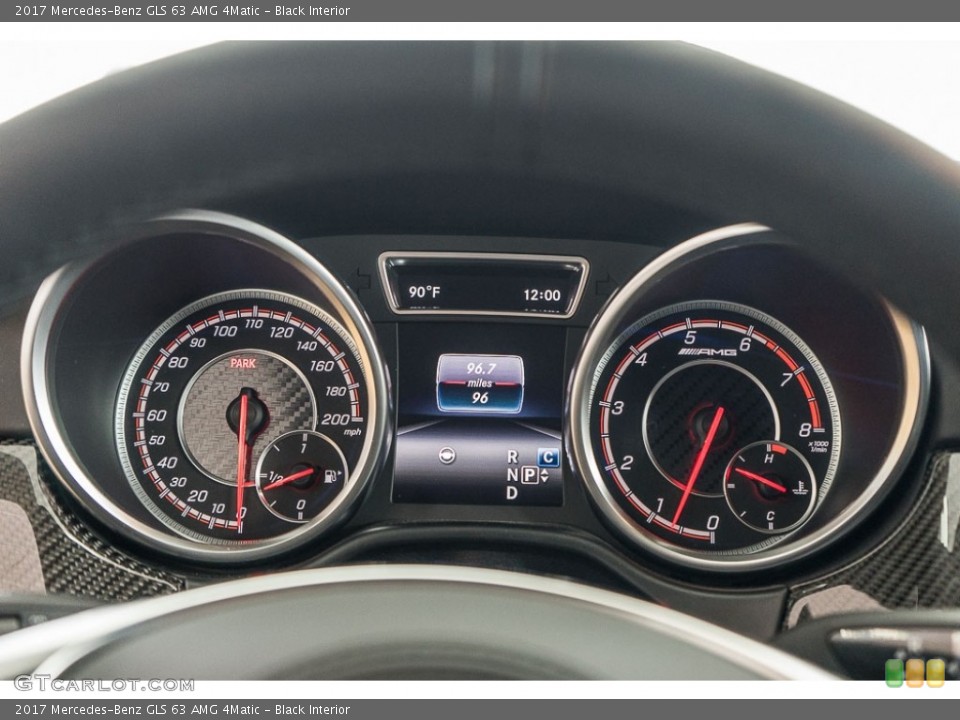 Black Interior Gauges for the 2017 Mercedes-Benz GLS 63 AMG 4Matic #116968540