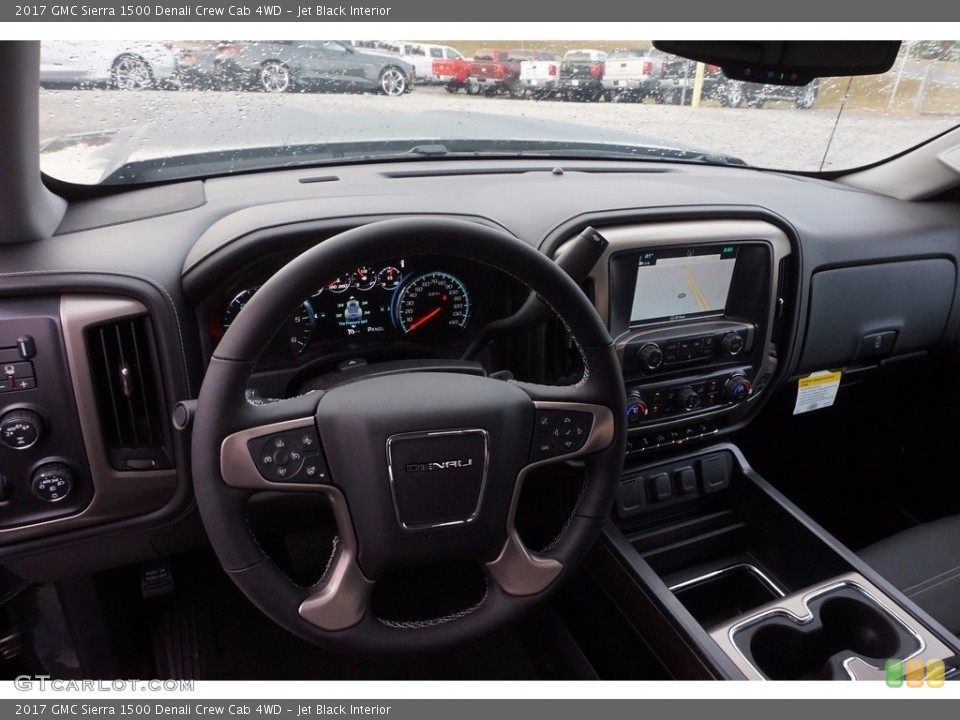 Jet Black Interior Dashboard for the 2017 GMC Sierra 1500 Denali Crew Cab 4WD #116970289