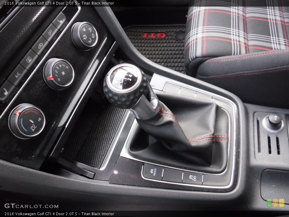Titan Black Interior Transmission for the 2016 Volkswagen Golf GTI 4 Door 2.0T S #116970697