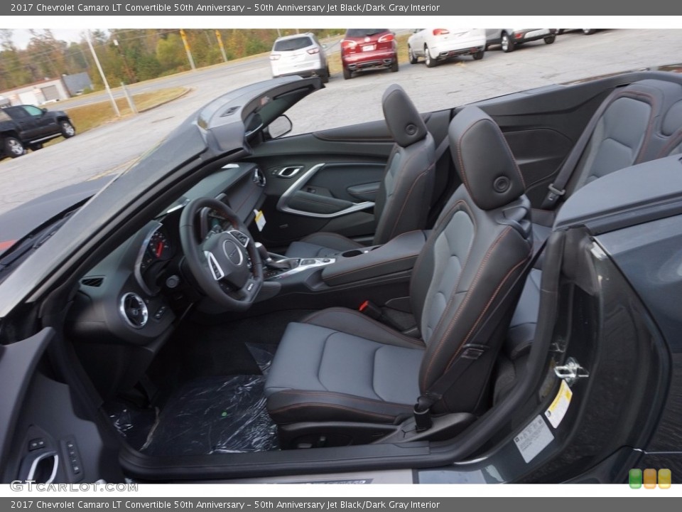 50th Anniversary Jet Black/Dark Gray Interior Photo for the 2017 Chevrolet Camaro LT Convertible 50th Anniversary #116970808