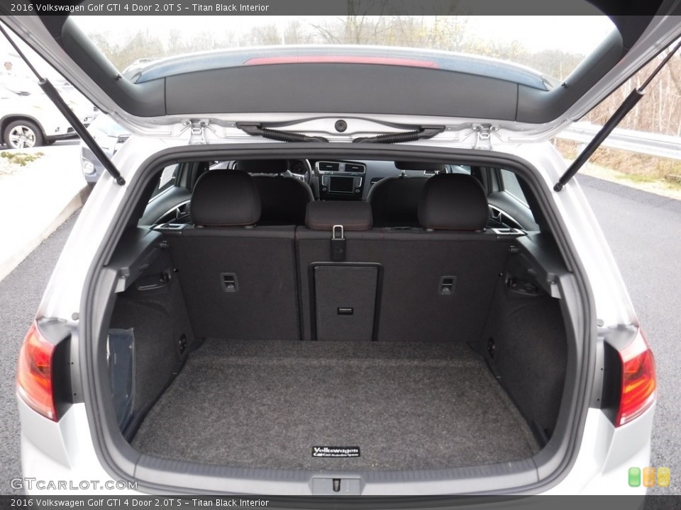 Titan Black Interior Trunk for the 2016 Volkswagen Golf GTI 4 Door 2.0T S #116970814