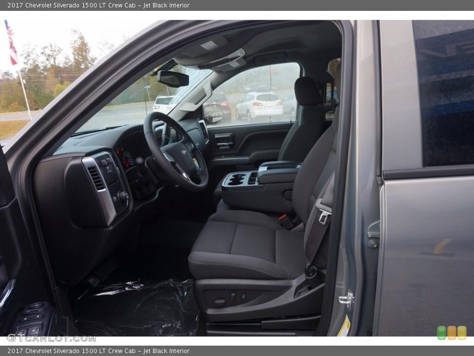 Jet Black Interior Front Seat for the 2017 Chevrolet Silverado 1500 LT Crew Cab #116971096