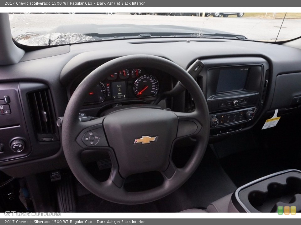 Dark Ash/Jet Black Interior Dashboard for the 2017 Chevrolet Silverado 1500 WT Regular Cab #116971375