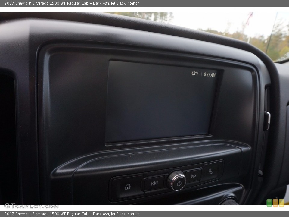 Dark Ash/Jet Black Interior Controls for the 2017 Chevrolet Silverado 1500 WT Regular Cab #116971441
