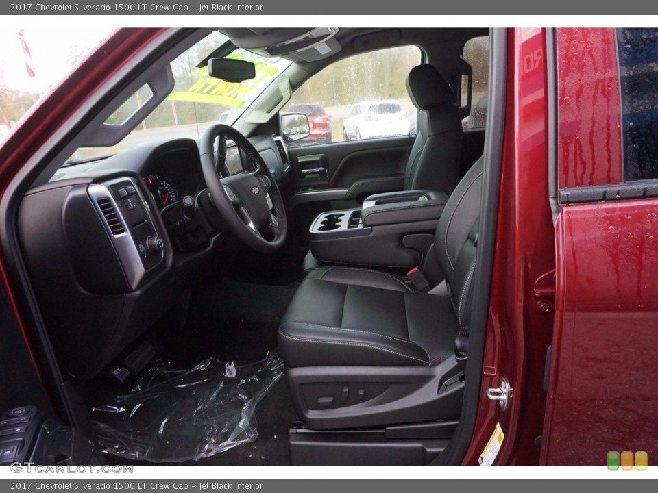 Jet Black Interior Photo for the 2017 Chevrolet Silverado 1500 LT Crew Cab #116972641