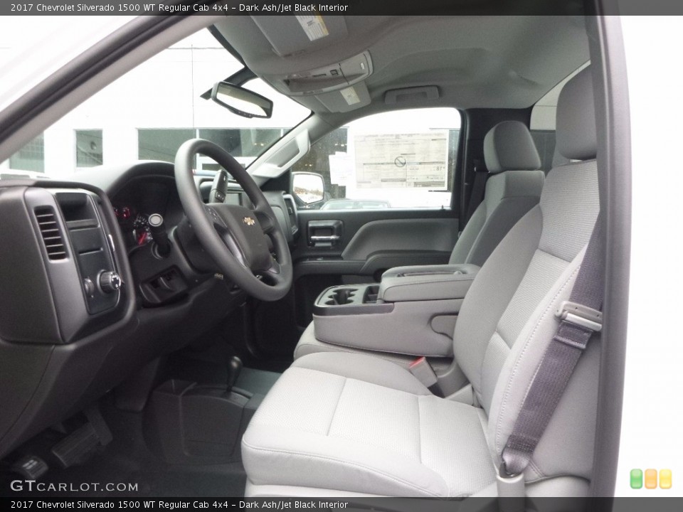 Dark Ash/Jet Black Interior Front Seat for the 2017 Chevrolet Silverado 1500 WT Regular Cab 4x4 #116973760