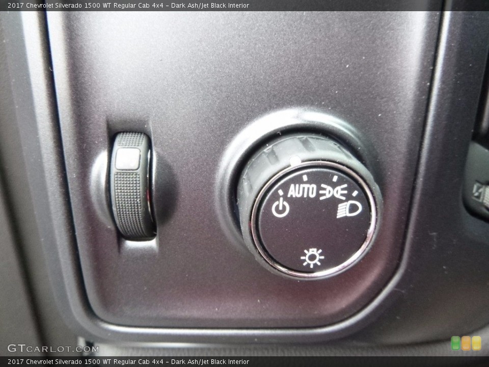 Dark Ash/Jet Black Interior Controls for the 2017 Chevrolet Silverado 1500 WT Regular Cab 4x4 #116973883