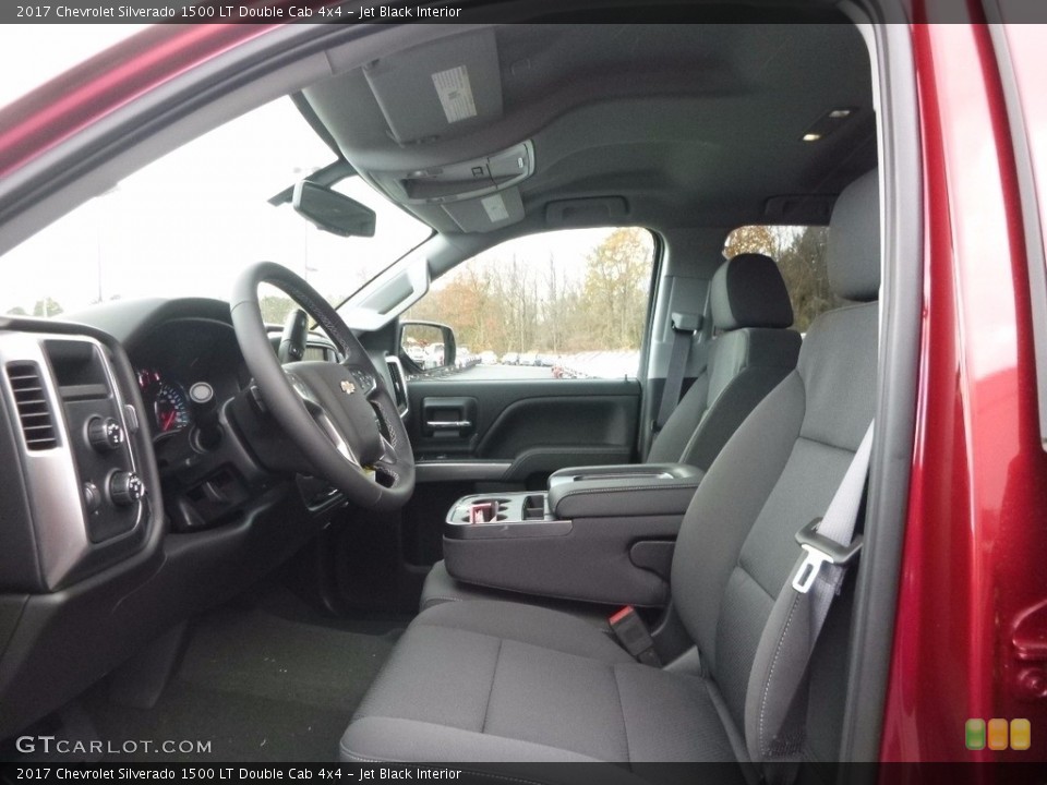 Jet Black Interior Photo for the 2017 Chevrolet Silverado 1500 LT Double Cab 4x4 #116974096