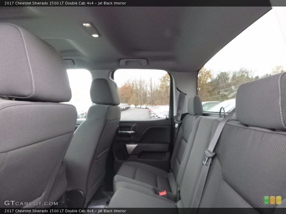 Jet Black Interior Rear Seat for the 2017 Chevrolet Silverado 1500 LT Double Cab 4x4 #116974117