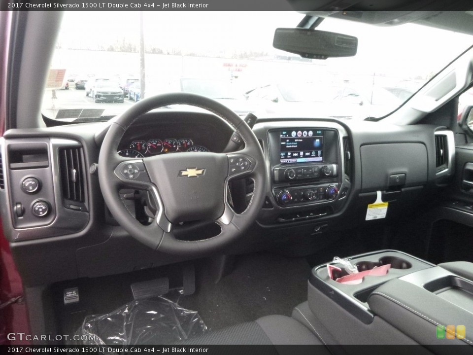 Jet Black Interior Prime Interior for the 2017 Chevrolet Silverado 1500 LT Double Cab 4x4 #116974132