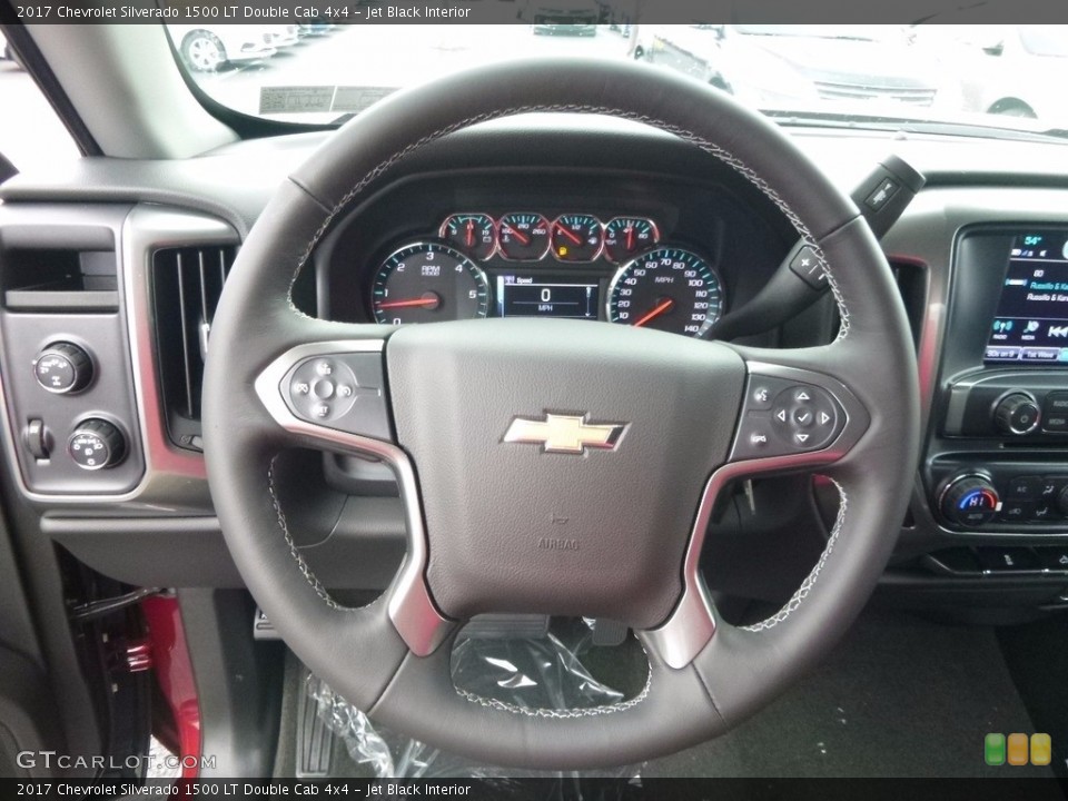 Jet Black Interior Steering Wheel for the 2017 Chevrolet Silverado 1500 LT Double Cab 4x4 #116974219