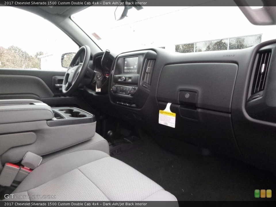 Dark Ash/Jet Black Interior Dashboard for the 2017 Chevrolet Silverado 1500 Custom Double Cab 4x4 #116974360