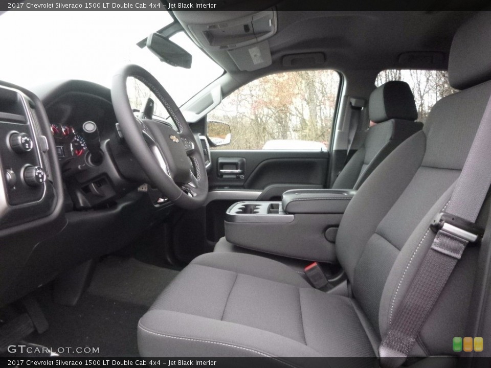 Jet Black Interior Front Seat for the 2017 Chevrolet Silverado 1500 LT Double Cab 4x4 #116974835