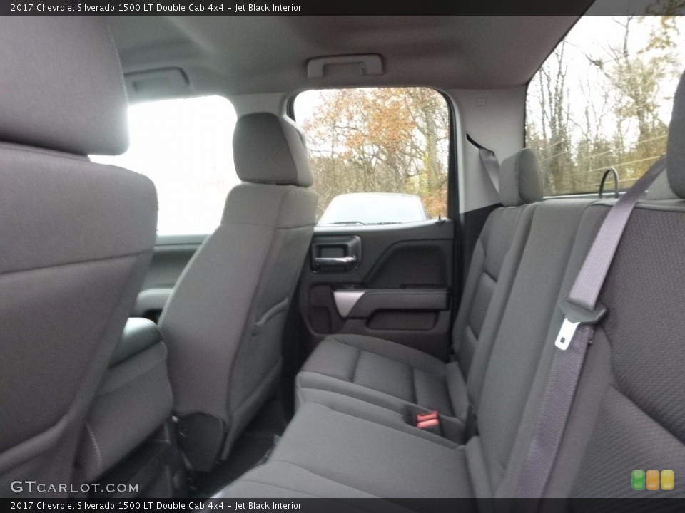 Jet Black Interior Rear Seat for the 2017 Chevrolet Silverado 1500 LT Double Cab 4x4 #116974855