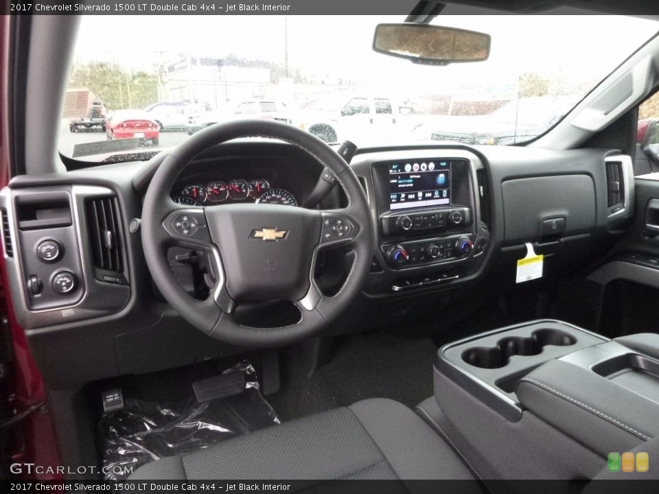 Jet Black Interior Photo for the 2017 Chevrolet Silverado 1500 LT Double Cab 4x4 #116974870