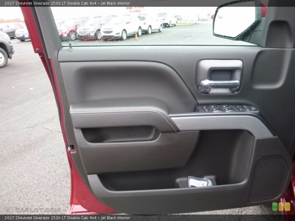 Jet Black Interior Door Panel for the 2017 Chevrolet Silverado 1500 LT Double Cab 4x4 #116974888