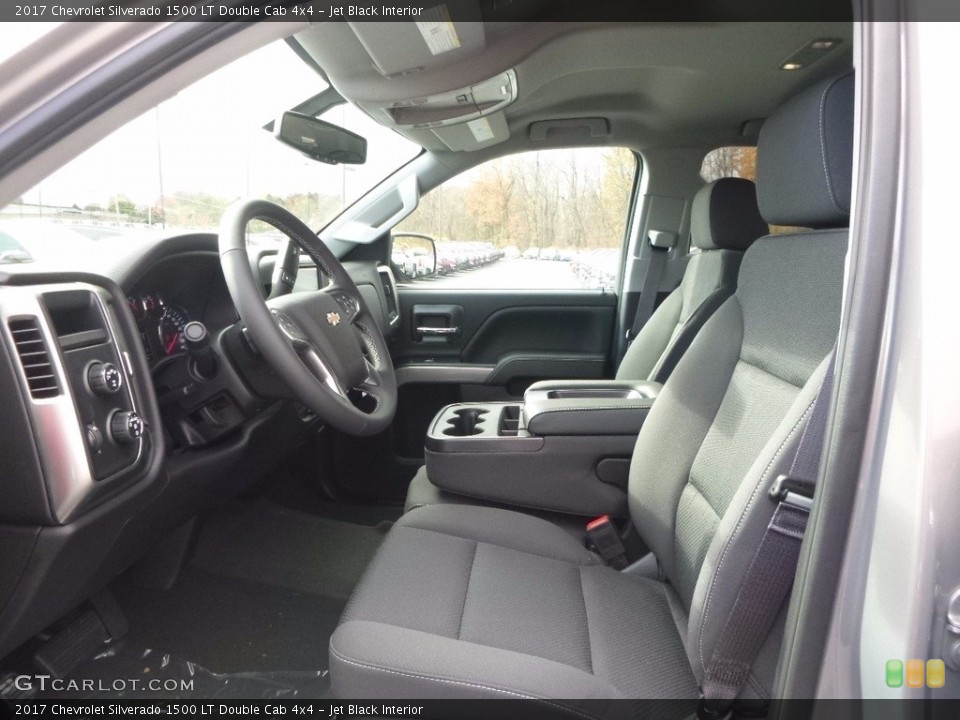 Jet Black Interior Front Seat for the 2017 Chevrolet Silverado 1500 LT Double Cab 4x4 #116975197