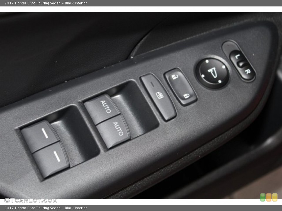 Black Interior Controls for the 2017 Honda Civic Touring Sedan #116975221