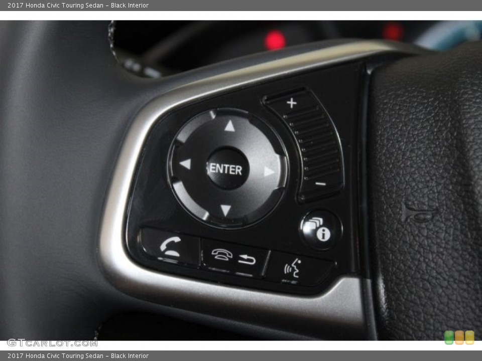 Black Interior Controls for the 2017 Honda Civic Touring Sedan #116975275