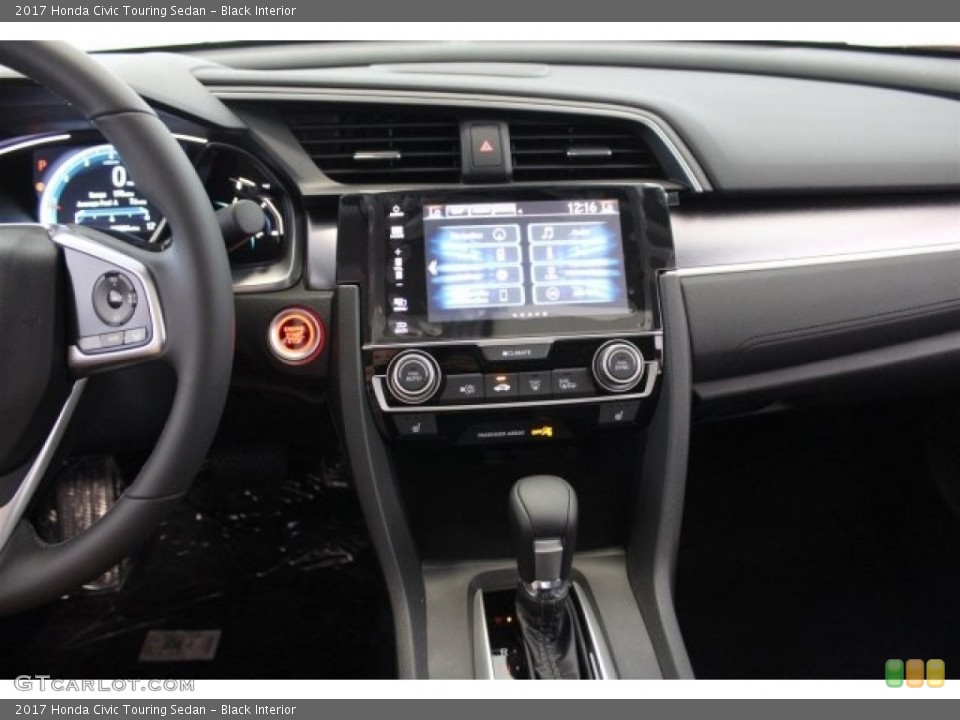 Black Interior Controls for the 2017 Honda Civic Touring Sedan #116975293