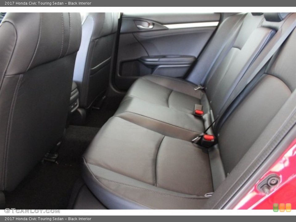 Black Interior Rear Seat for the 2017 Honda Civic Touring Sedan #116975419
