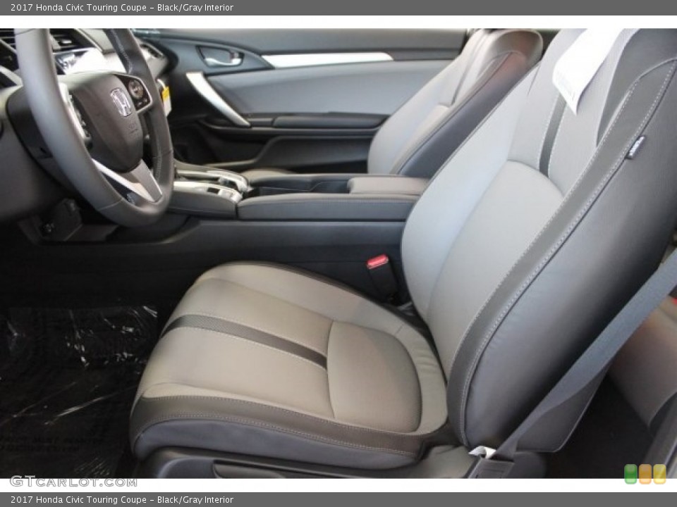 Black/Gray Interior Photo for the 2017 Honda Civic Touring Coupe #116975560