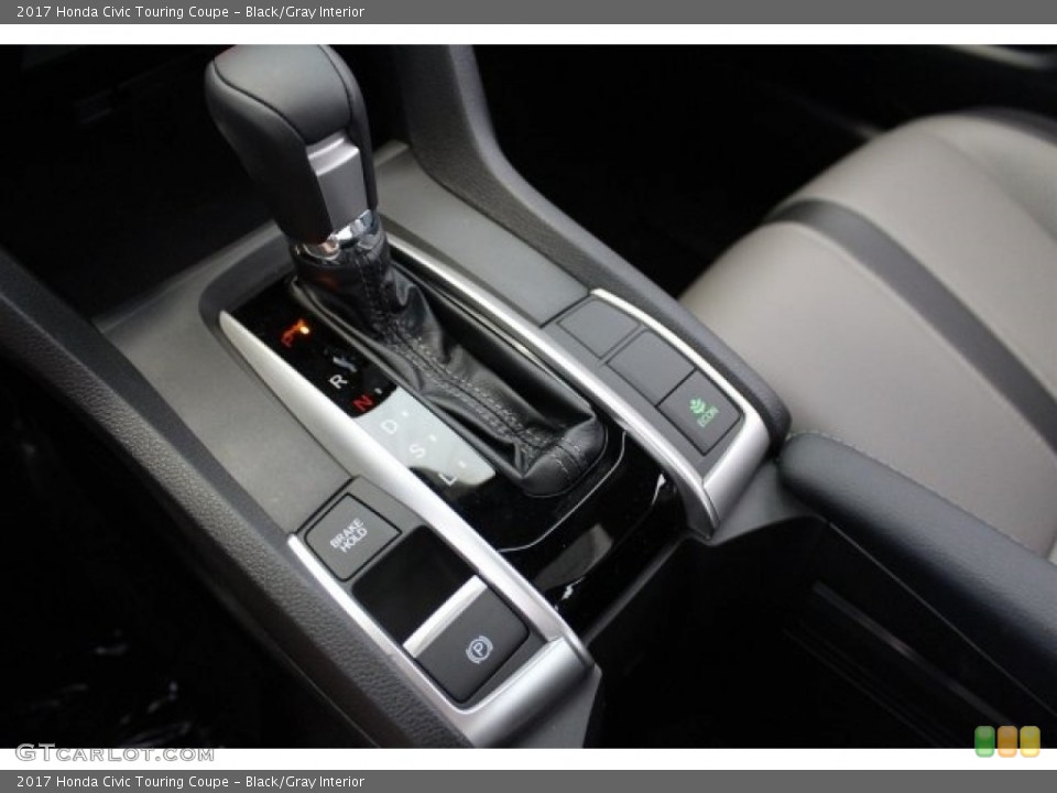 Black/Gray Interior Transmission for the 2017 Honda Civic Touring Coupe #116975674