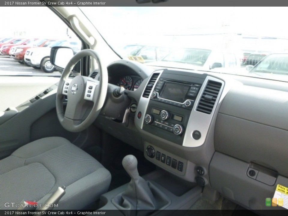 Graphite Interior Dashboard for the 2017 Nissan Frontier SV Crew Cab 4x4 #116976109