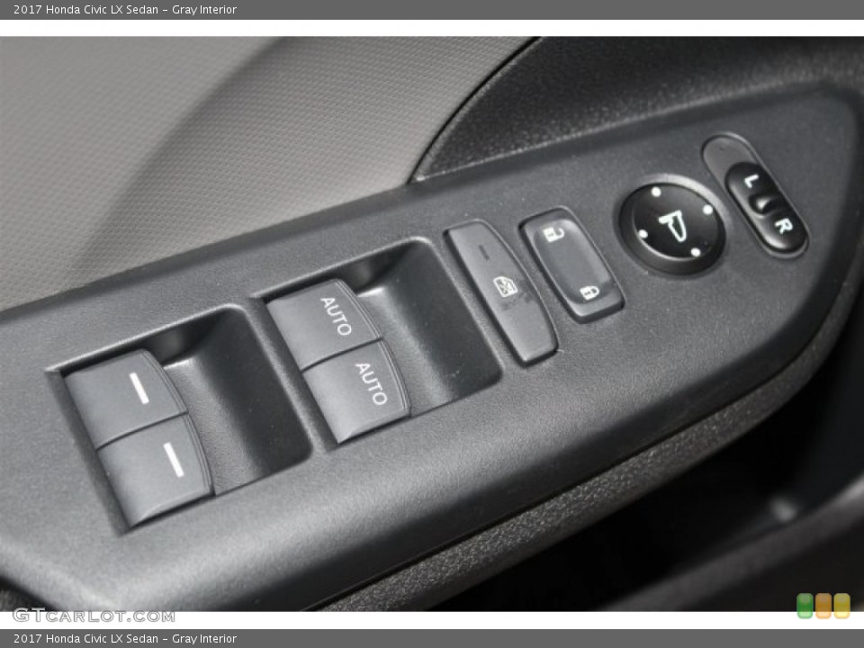 Gray Interior Controls for the 2017 Honda Civic LX Sedan #116976490