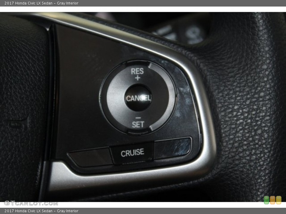 Gray Interior Controls for the 2017 Honda Civic LX Sedan #116976553