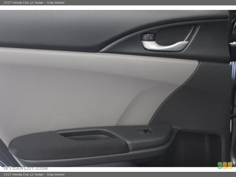 Gray Interior Door Panel for the 2017 Honda Civic LX Sedan #116976655