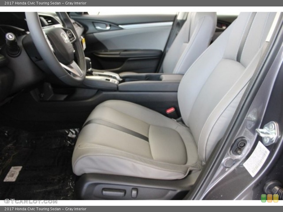 Gray Interior Photo for the 2017 Honda Civic Touring Sedan #116976823