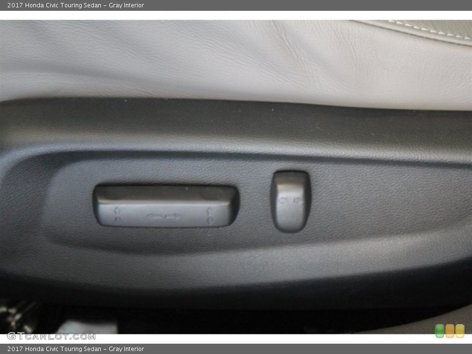 Gray Interior Front Seat for the 2017 Honda Civic Touring Sedan #116976832