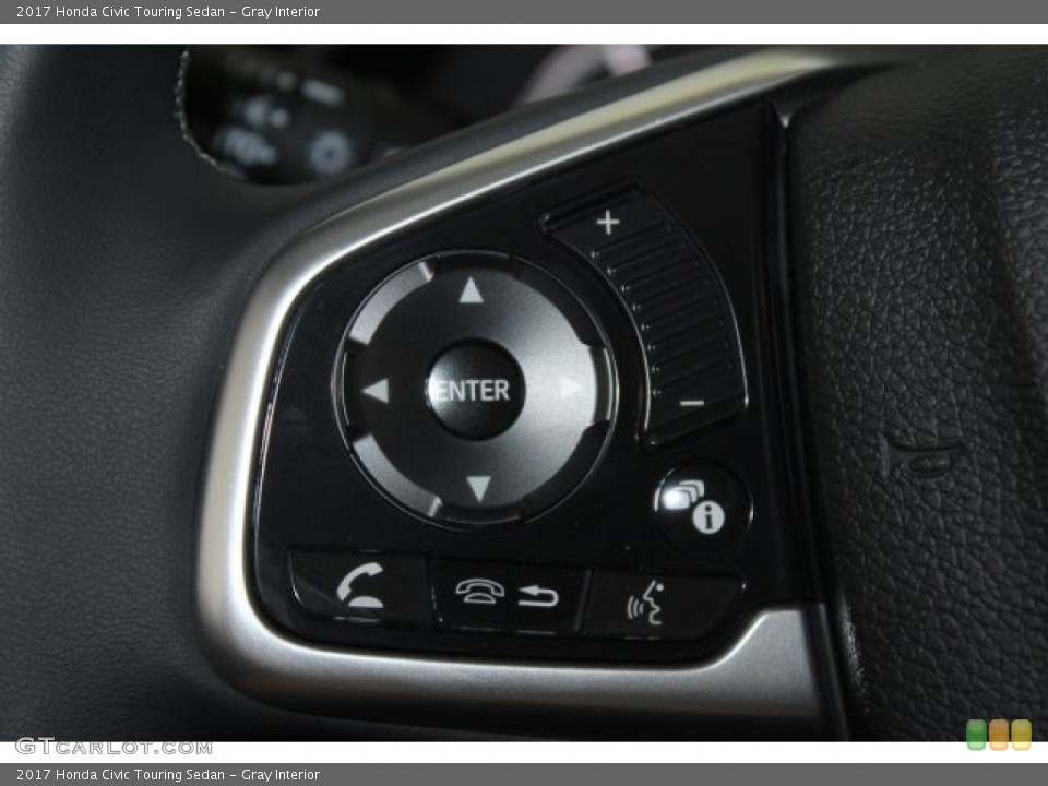 Gray Interior Controls for the 2017 Honda Civic Touring Sedan #116976868