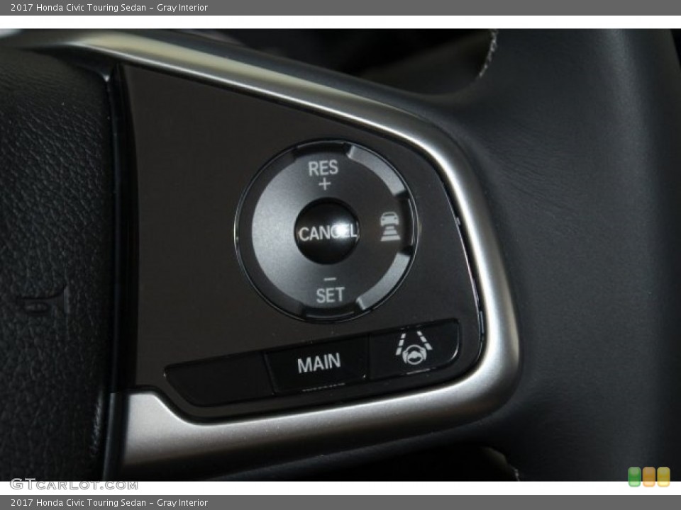 Gray Interior Controls for the 2017 Honda Civic Touring Sedan #116976877