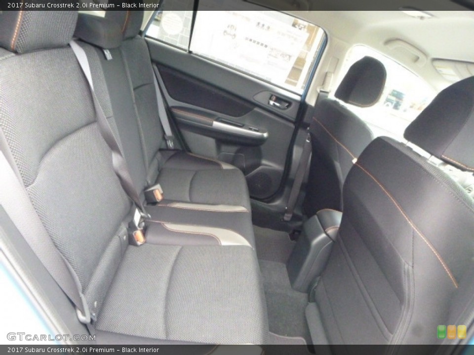 Black Interior Rear Seat for the 2017 Subaru Crosstrek 2.0i Premium #116976970