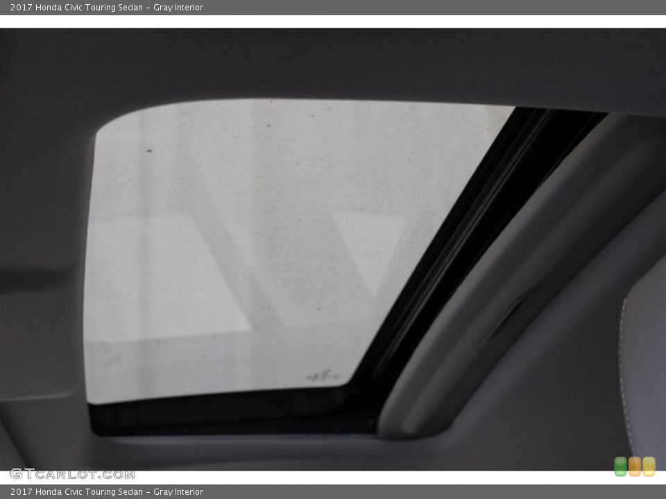 Gray Interior Sunroof for the 2017 Honda Civic Touring Sedan #116977000