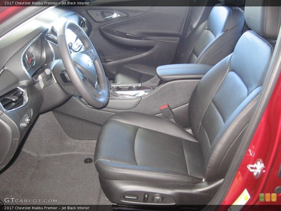 Jet Black Interior Front Seat for the 2017 Chevrolet Malibu Premier #116980331