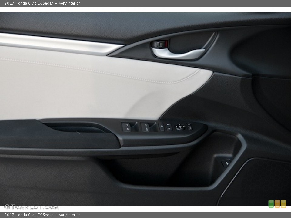 Ivory Interior Door Panel for the 2017 Honda Civic EX Sedan #116986130