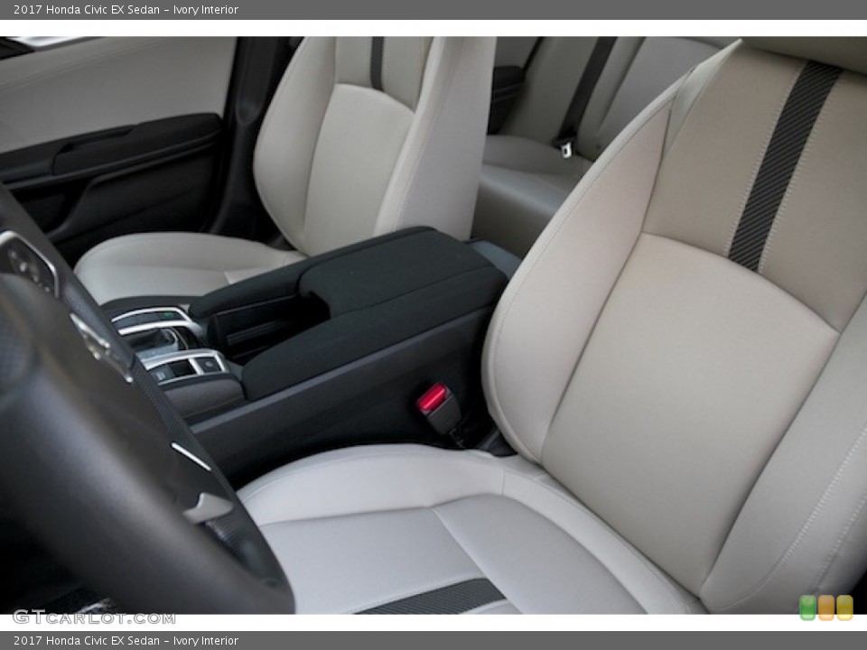 Ivory Interior Front Seat for the 2017 Honda Civic EX Sedan #116986201