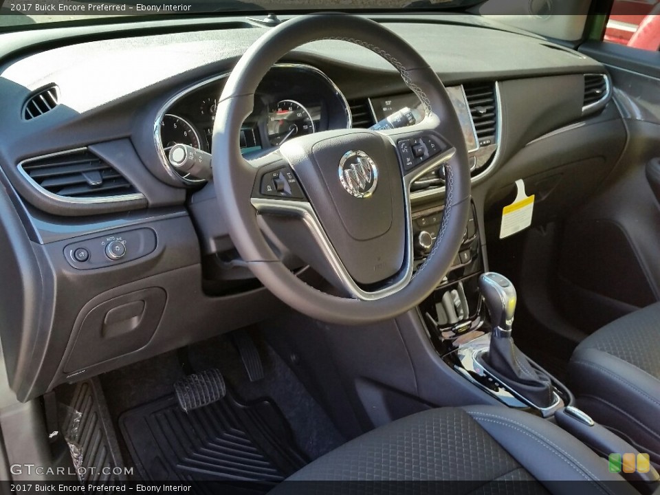 Ebony Interior Photo for the 2017 Buick Encore Preferred #116987168
