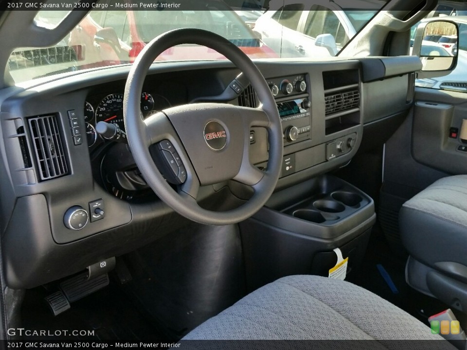 Medium Pewter Interior Dashboard for the 2017 GMC Savana Van 2500 Cargo #116987525