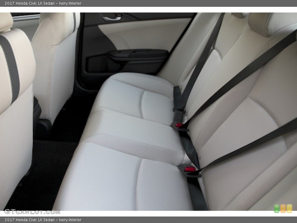 Ivory Interior Rear Seat for the 2017 Honda Civic LX Sedan #116987735